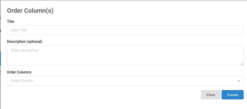Select Column(s)
