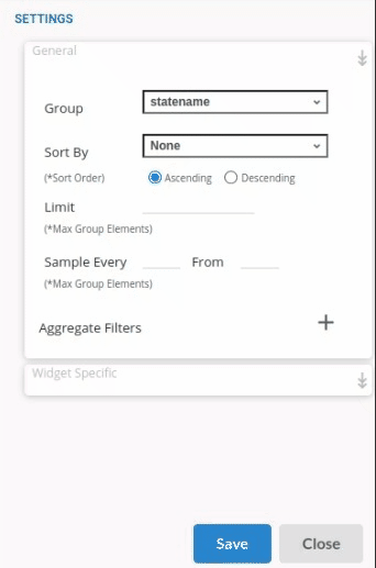 Stacked Area | Xceed Analytics Documentation