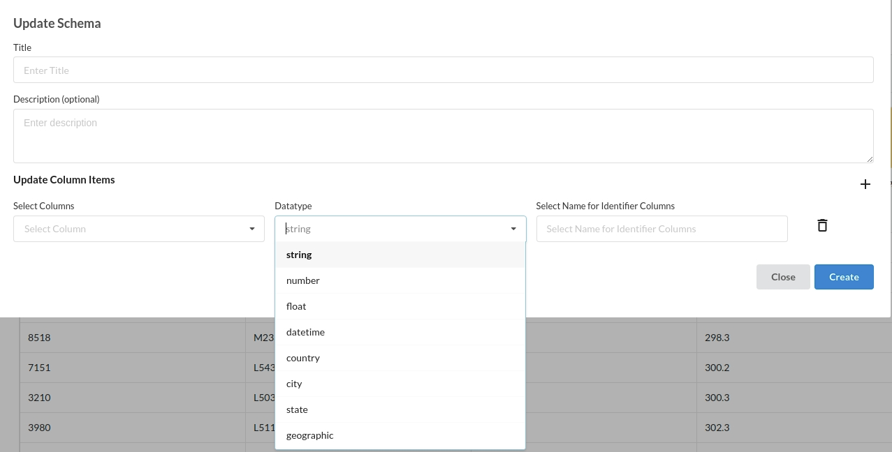 Update Schema