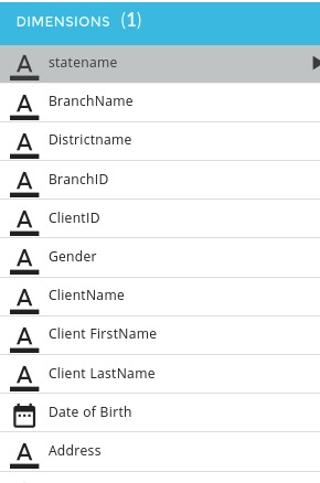 dashboard section
